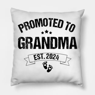 Pregnancy Announcement Gifts for Grandparents, Promoted to Grandma & Grandpa Pillow