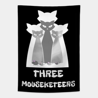 Funny Mousekeeter Cats Tapestry