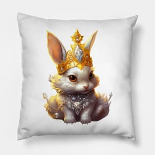 Rabbit King Pillow