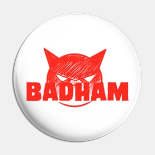 Badham Logo- Red Design Pin