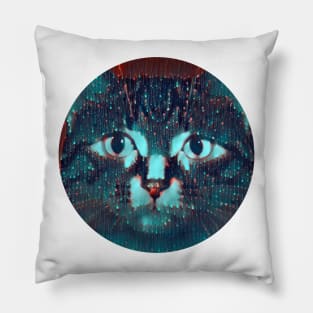 Anxious mycat, revolution for cats Pillow