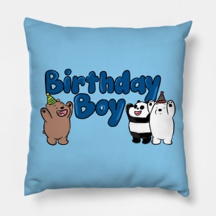 Birthday Boy Bears Pillow