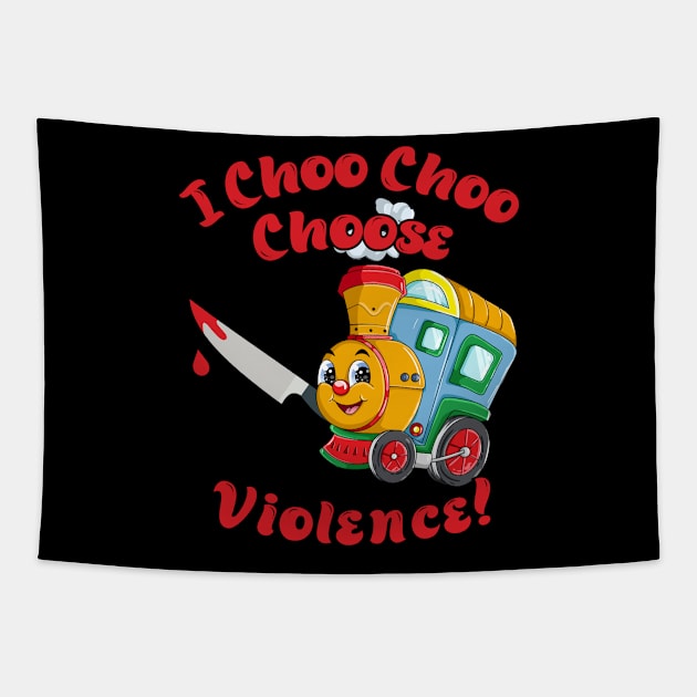 I Choo Choo Choose! Tapestry by Spatski