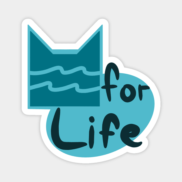 RiverClan for Life Magnet by Salamenca