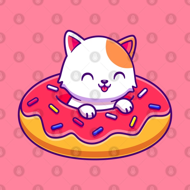 Donut Kitty by machmigo