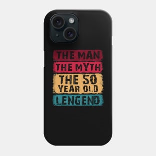 50th Birthday 50 Year Old Gifts Legend Limited Edition Phone Case