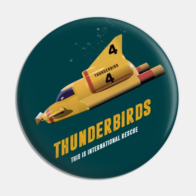 Thunderbirds TV Series Pin by MoviePosterBoy