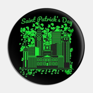 Saint Patrick's Day Philadelphia Pin