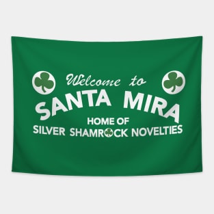 Santa Mira Silver Shamrock Novelties Tapestry