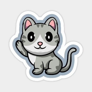 Cute Cat Smiling Magnet