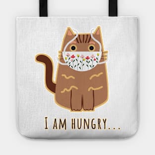 Funny Cat with the mask Tote