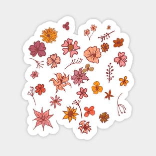 Cute Flower Pattern Magnet