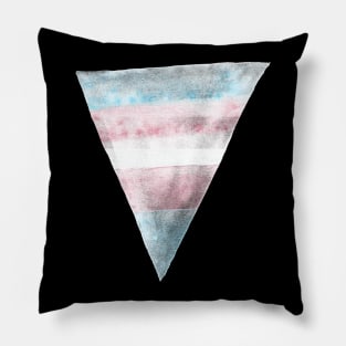 Trans Pride Triangle Pillow