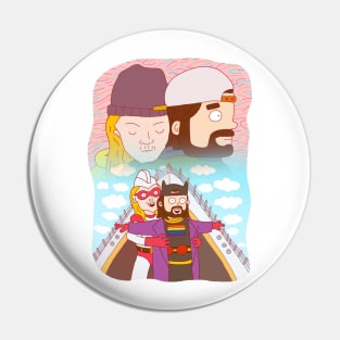 Jay and Silent Bob Titanic T-Shirt Pin