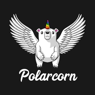 White Polar Bear Unicorn T-Shirt