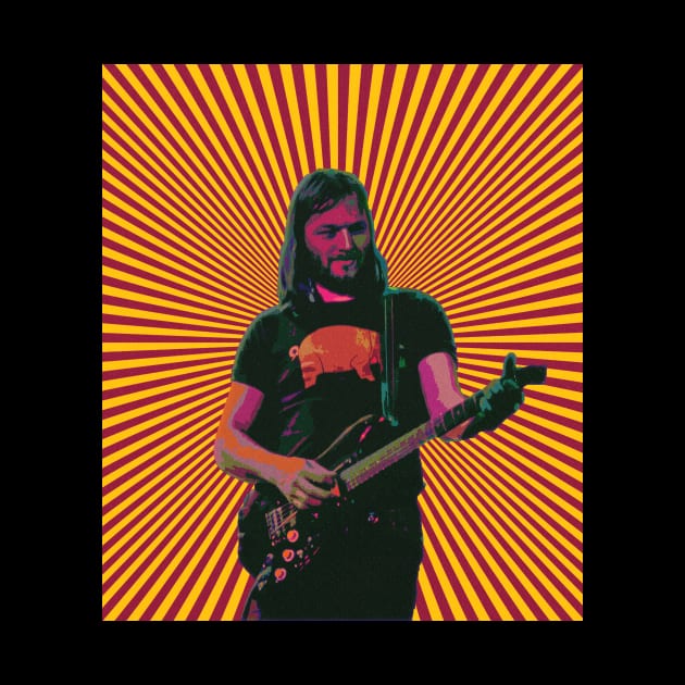 David Gilmour by Trippyarts Store