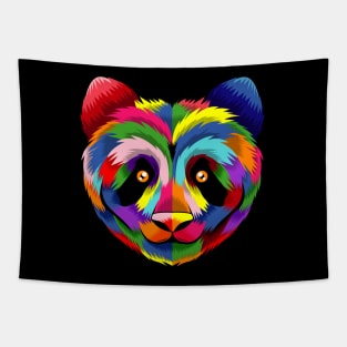 Panda Bear Pop Art Tapestry