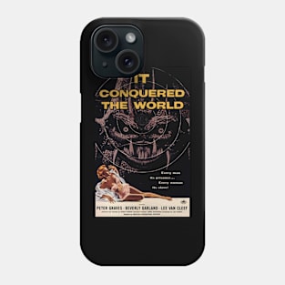 Classic Sci-Fi Movie Poster - It Conquered the World Phone Case