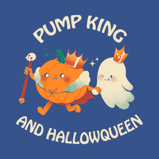 Pumpkin Halloween Pump King Hallow Queen by Tobe Fonseca T-Shirt