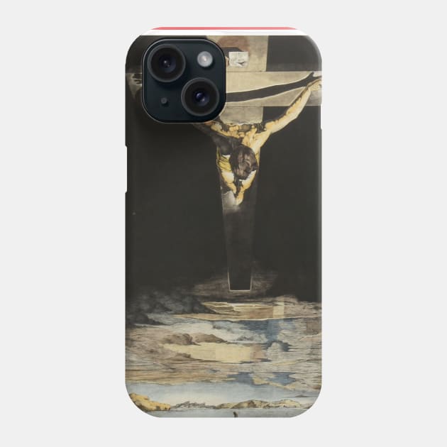 Painting christ of st john of the cross Salvador Dali T-Shirt Phone Case by J0k3rx3