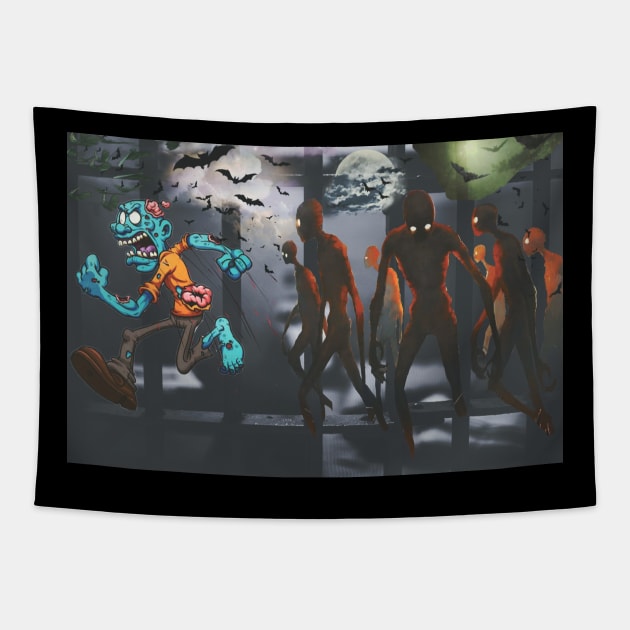 ESCAPE ART PRINTS Tapestry by MICHAEL ZHOU