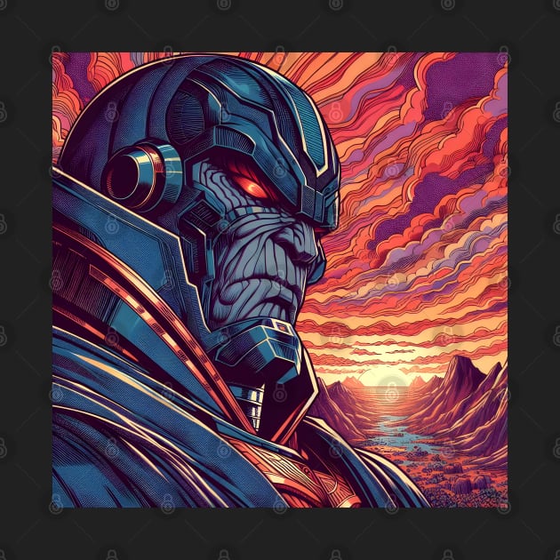 Conquer the Cosmos with Darkseid: Legendary Art and Overlord Designs Await! by insaneLEDP