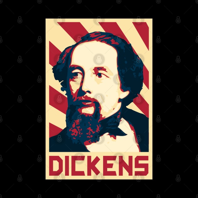 Charles Dickens Retro propaganda by Nerd_art