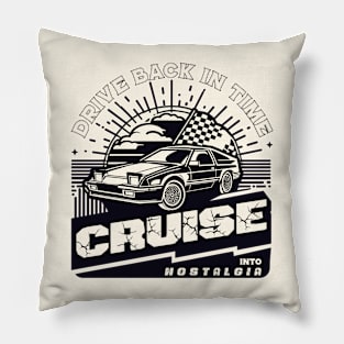 drive back in time Pillow