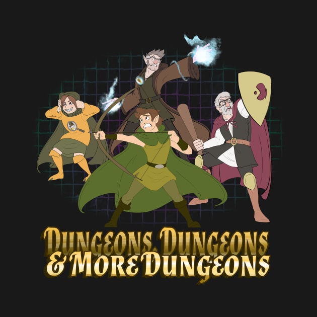 Dungeons, Dungeons and More Dungeons by ShannonSketches