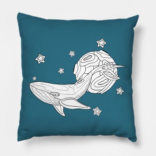 White whale among the stars Pillow