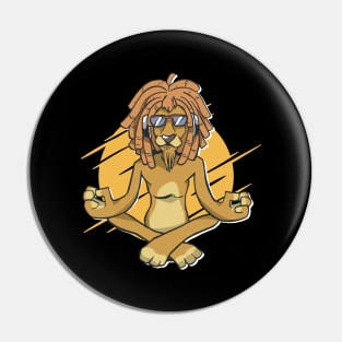 Lion Yoga Pin