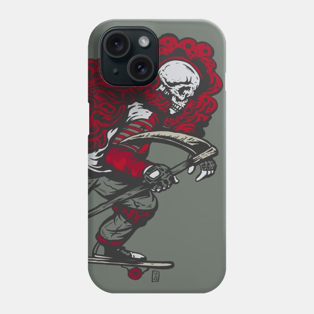 Death Skater Phone Case by Thomcat23