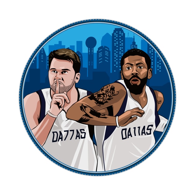 Luka & Kyrie by Mavs Step Back