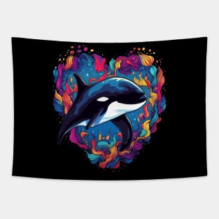 Orca Valentine Day Tapestry