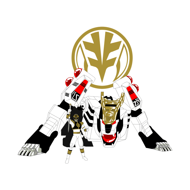 WHITE TIGER RANGER by popcultchart