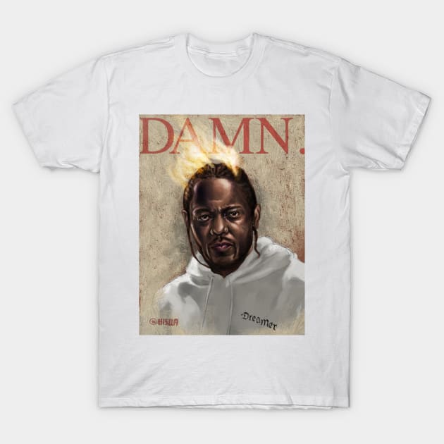 Håndbog afvisning Duftende Kendrick Lamar DAMN. - Kendrick Lamar - T-Shirt | TeePublic