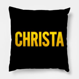 Christa Name Pillow