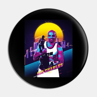 Charles Barkley The Chuck Basketball Legend Signature Vintage Retro 80s 90s Bootleg Rap Style Pin