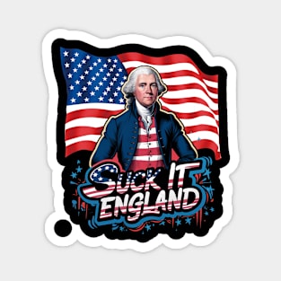 4th Of July Suck It England Independence Day Patriotic 1776 Magnet