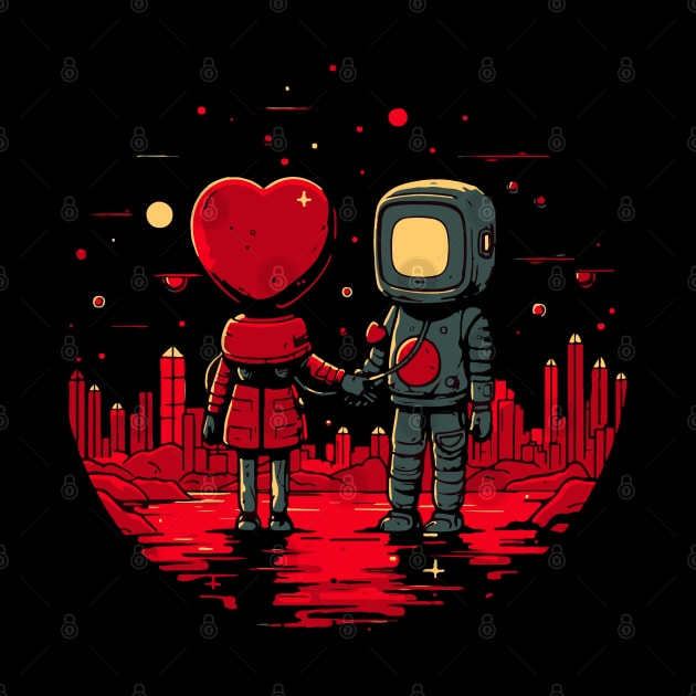 Valentine Robots by tatadonets