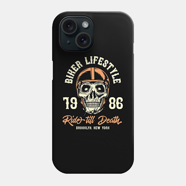 Biker lifestyle Phone Case by Design by Nara