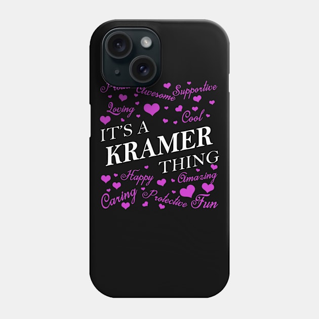 It's a KRAMER Thing Phone Case by YadiraKauffmannkq