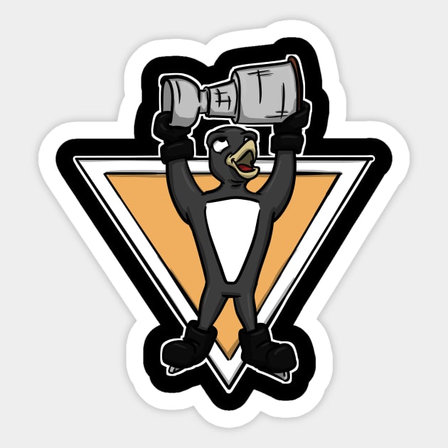 Pittsburgh Penguins Win the Stanley Cup! - Hockey - Sticker