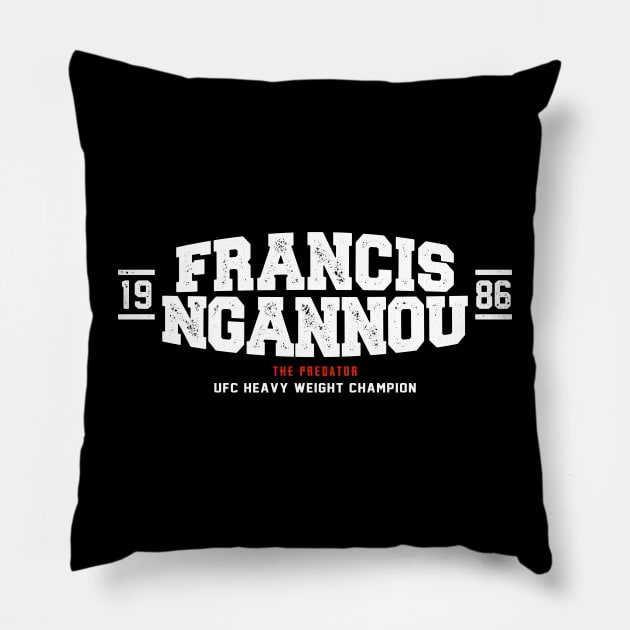 Francis Ngannou Pillow by SmithyJ88