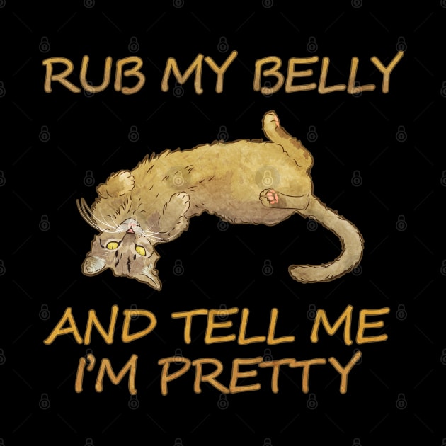 Rub my belly and tell me I'm pretty by vixfx