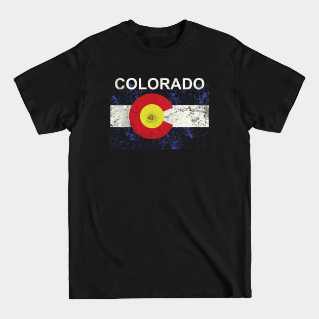 Disover colorado flag vintage - Colorado - T-Shirt