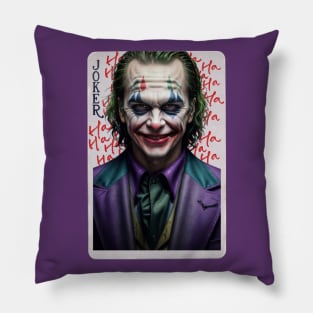 Joker Graffiti Card Pillow