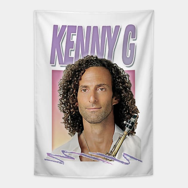 Kenny G / 90s Aesthetic Fan Art Design Tapestry by DankFutura