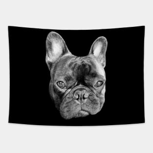 serious french bulldog puppy Tapestry