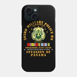 503rd Military Police Bn - Ft Bragg NC w Svc Ribbons Phone Case